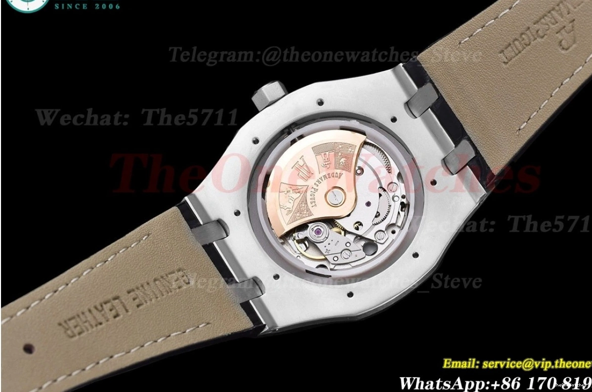 41mm Royal GDF LE SS Dial Oak 15400 MY8215 Black 0425